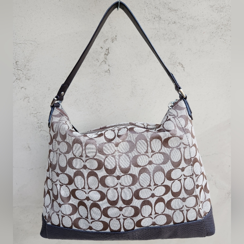 Coach Charlie Signature Python Hobo - Picture 5 of 10